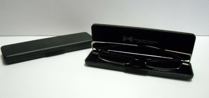 Occhiali tascabili da lettura microvision flat Fold - Silver