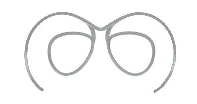 Clip Ottico Universale Demon graduato per maschere da sci