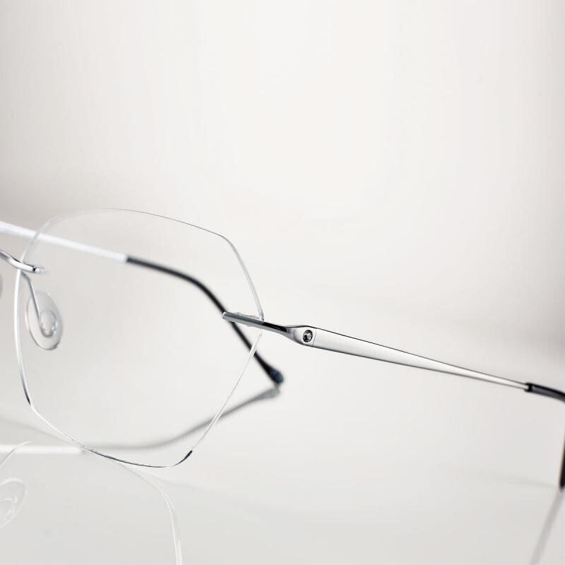 Montatura Glasant Donna in Beta Titanio Silver