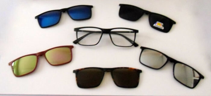 Chick Danny montatura Ultem con 5 clip sole Chick Danny montatura Ultem con 5 clip sole