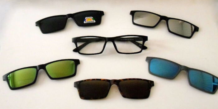 Chick Tony montatura con 5 clip sole Chick Tony montatura con 5 clip sole