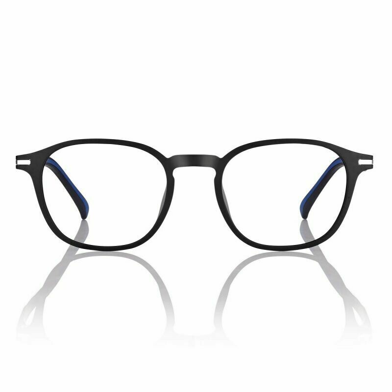 Light&amp;Flexible montatura con Magnetic Clip On F0288 by CentroStyle Nero