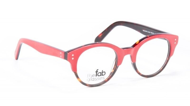 The Fab Glasses 360 Rosso Opaco/Tartaruga