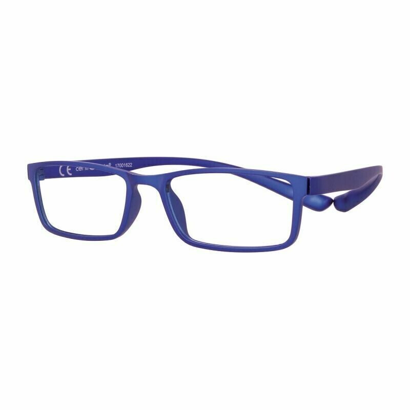 CentroStyle Light &amp; Flexible F0051 Blu Opaco - montatura ultraleggera - misura grande