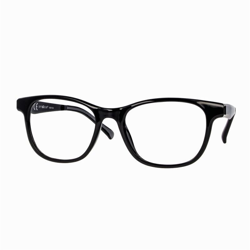 Light&amp;Flexible con Magnetic Clip On Cat-Eye donna F0140 Nero