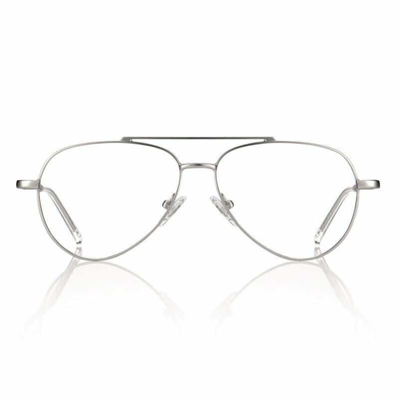 CentroStyle F0342 Montatura in Metallo a Goccia Argento