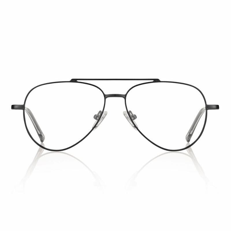 CentroStyle F0342 Montatura in Metallo a Goccia Grigio