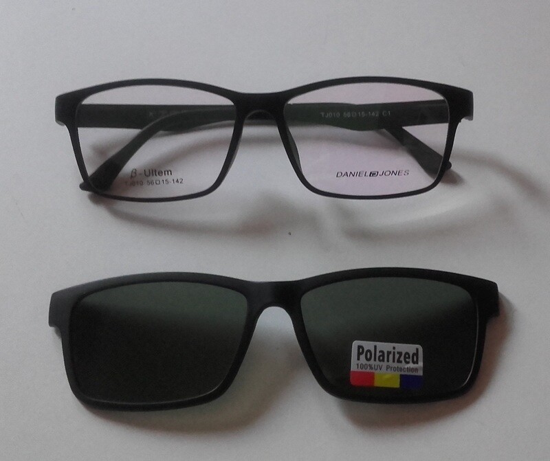Daniel Jones TJ010 con clip sole polarizzato Daniel Jones TJ010 con clip sole polarizzato