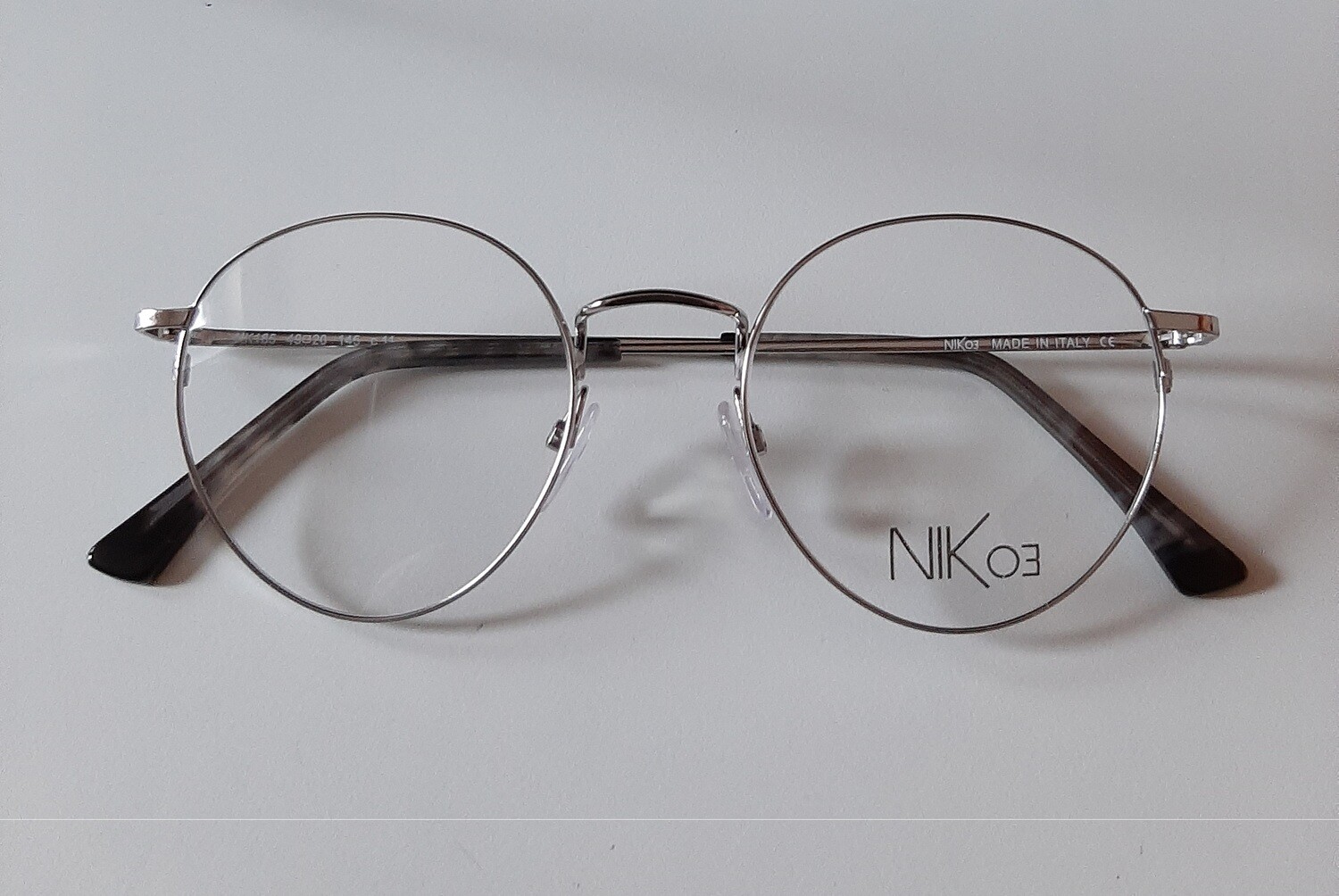 NIK03 185 Acciaini montatura in acciaio nickel free - Silver