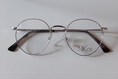 NIK03 185 Acciaini montatura in acciaio nickel free - Silver NIK03-185-11
