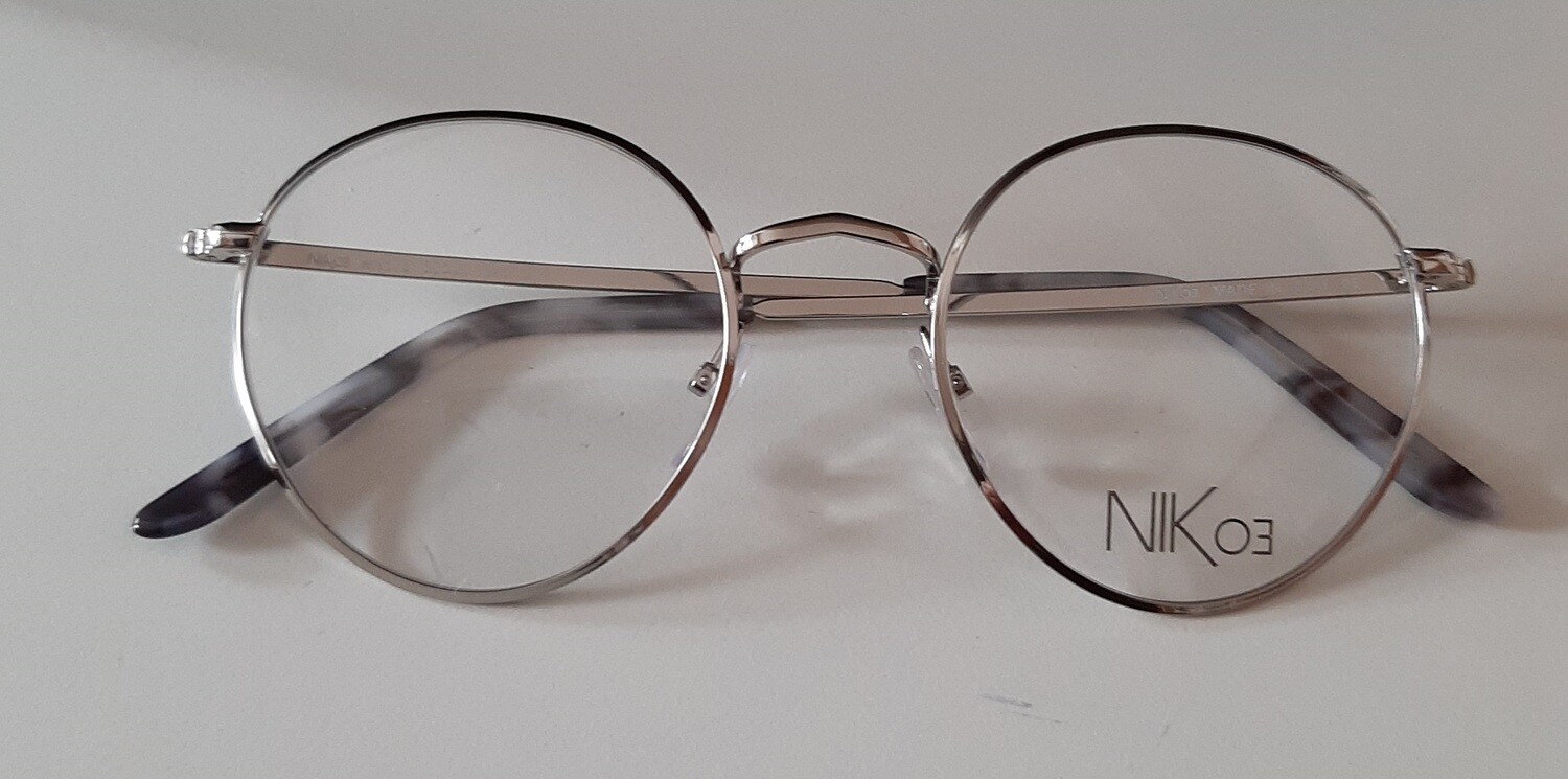 NIK03 175 montatura in acciaio con clip sole opzionale