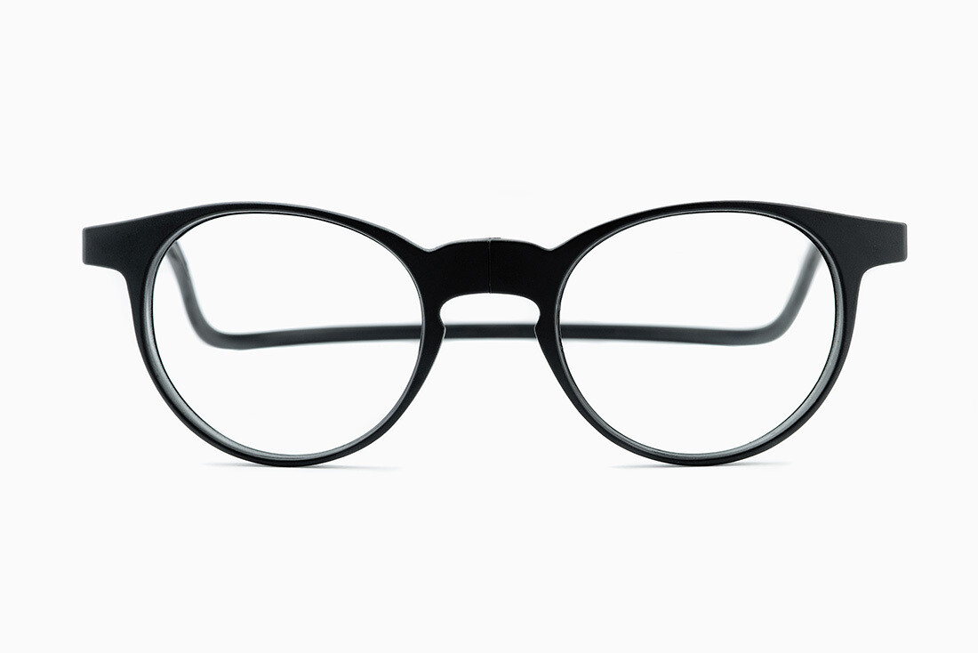 Occhiali da lettura con calamita SOHO Slastik anche quarti di diottria, Colore: Nero