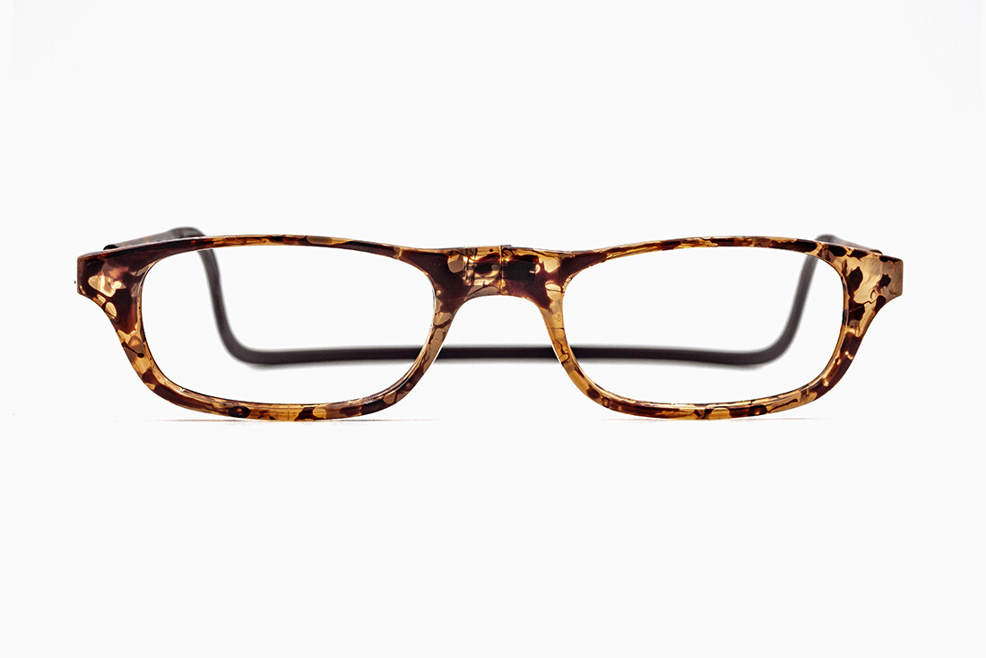 Occhiale da lettura con calamita LEIA Slastik - anche quarti di diottria, Colore: Tartaruga