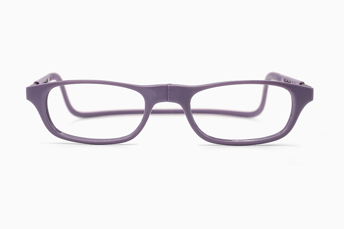 Occhiale da lettura con calamita LEIA Slastik - anche quarti di diottria, Colore: Viola