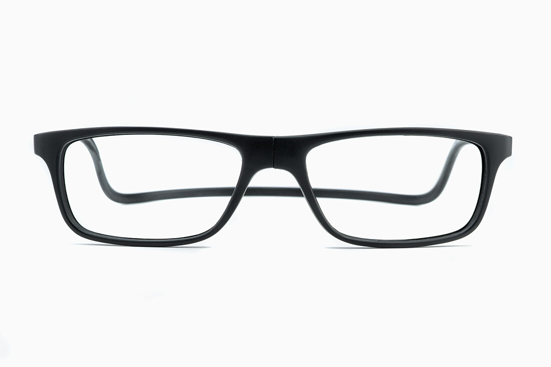 Occhiali da lettura con calamita JABBA Slastik - anche quarti di diottria, Colore: Nero