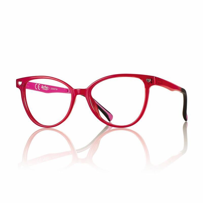 Montatura Centrostyle con Magnetic Clip On Ragazza F0500 Rosa