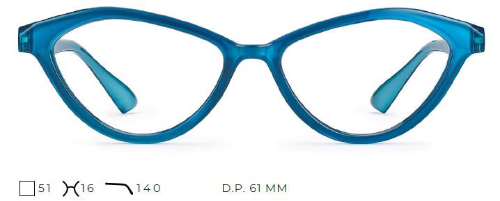 Montatura Donna Airport Oslo Petrolio