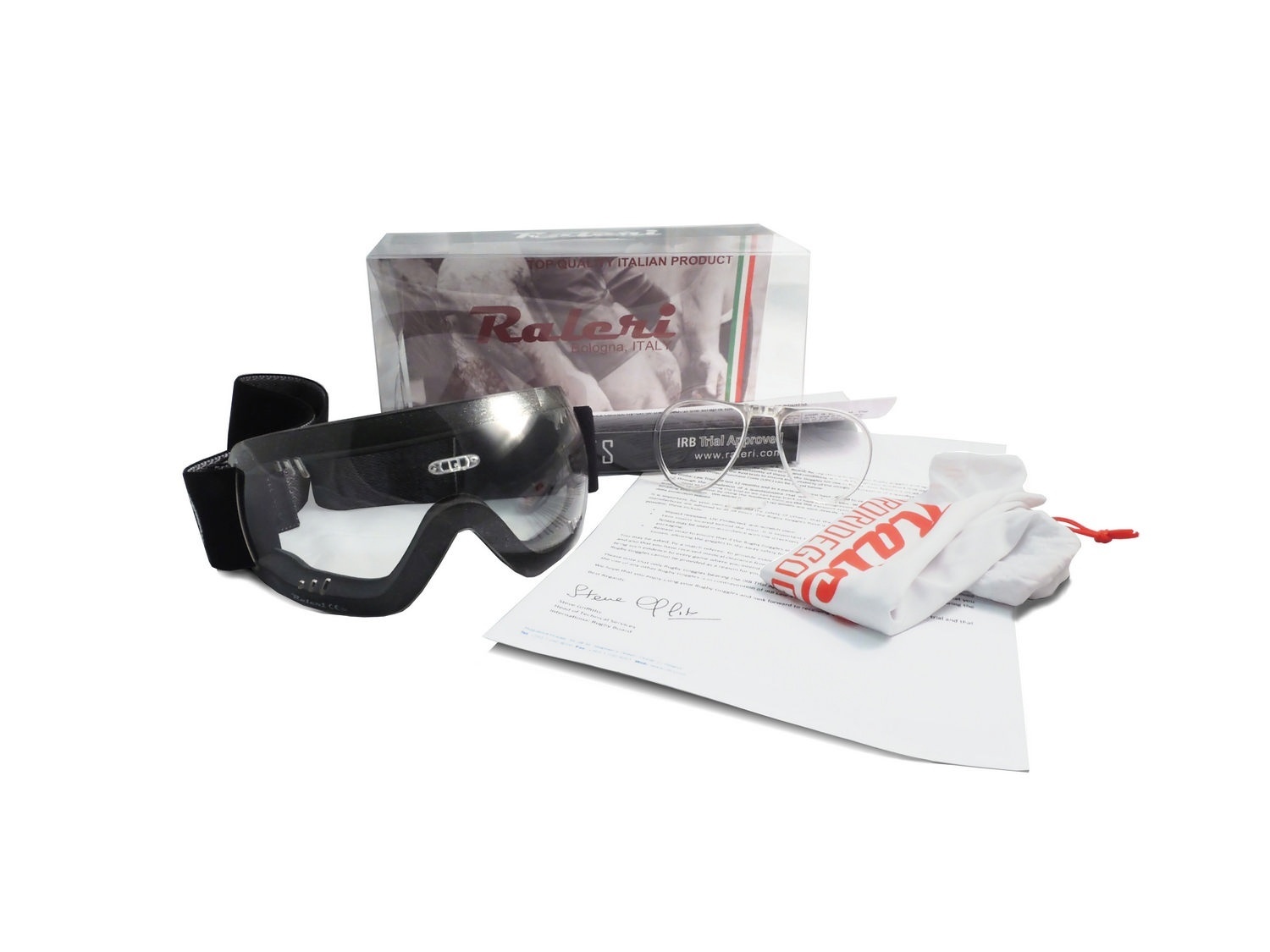 Rugby Goggles Raleri - Occhiali protettivi per rugby con inserto ottico - Pack