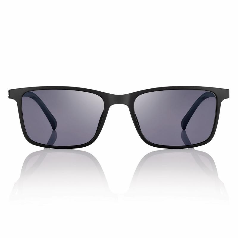 CentroStyle Light&amp;Flexible Montatura F0074  Nero con 2 clip on
