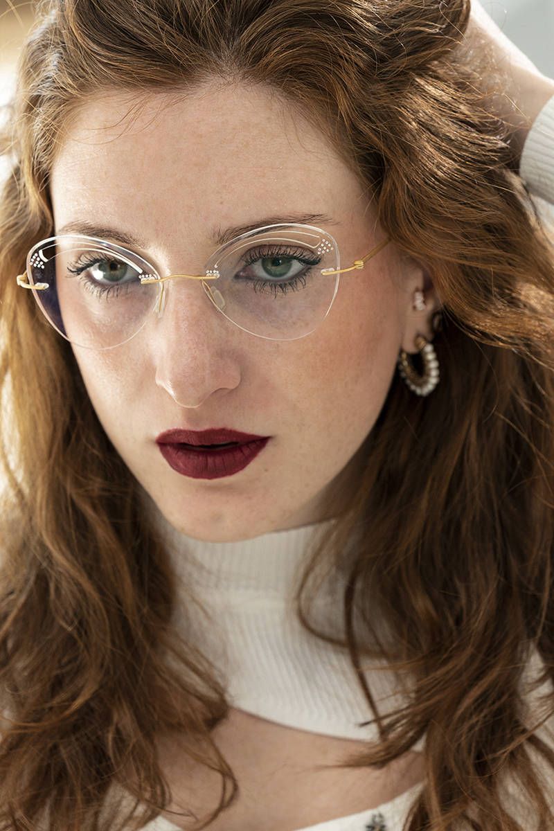 Montatura Glasant Donna in Beta Titanio Silver