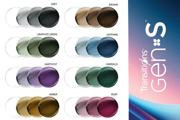 ART.20 Coppia Lenti Transitions GEN-S  STYLE COLORS