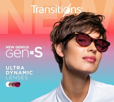 ART.35 Coppia Lenti Progressive Fotocromatiche SIMPLY FREE FORM Transitions  GEN*S 76724