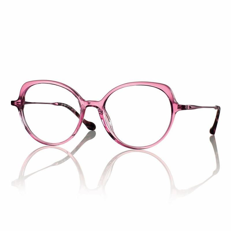 Montatura Neyeture con aste beta titanio mod F0605 Rosa lucido