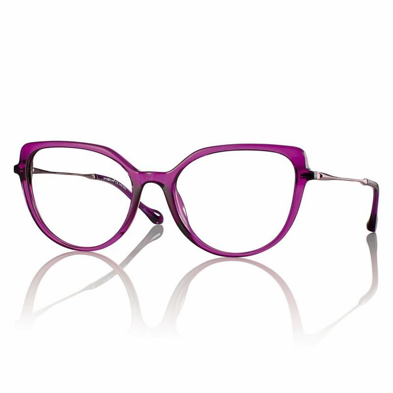 Montatura Neyeture con aste beta titanio mod F0607 Viola lucido