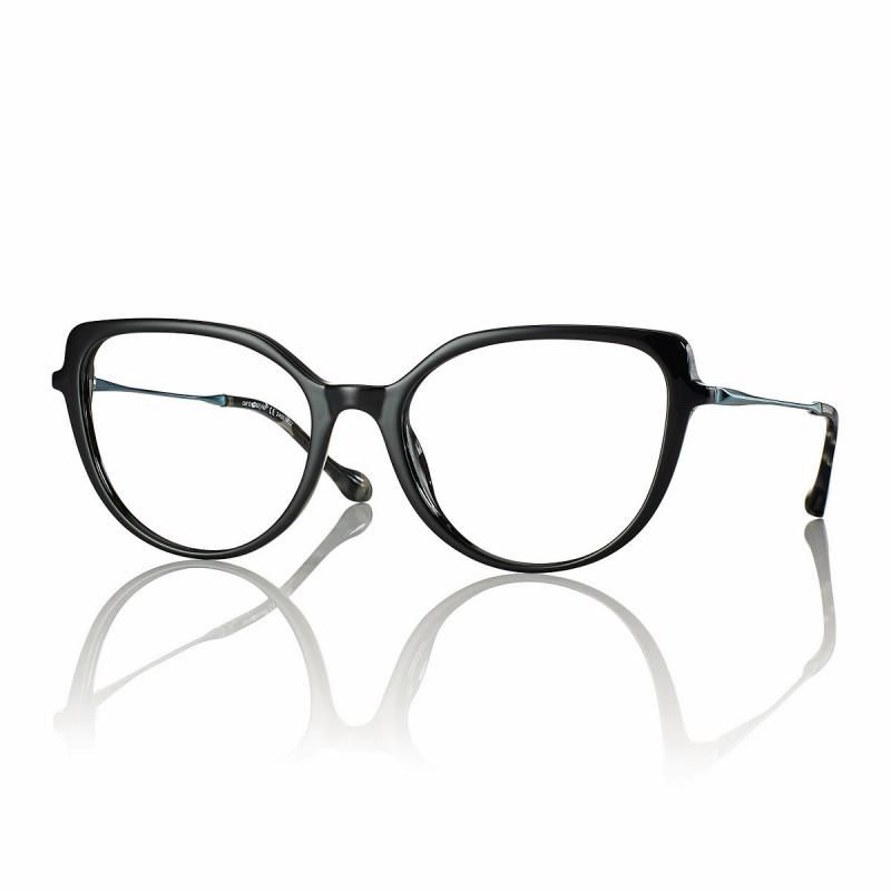 Montatura Neyeture con aste beta titanio mod F0607 Nero/Verde