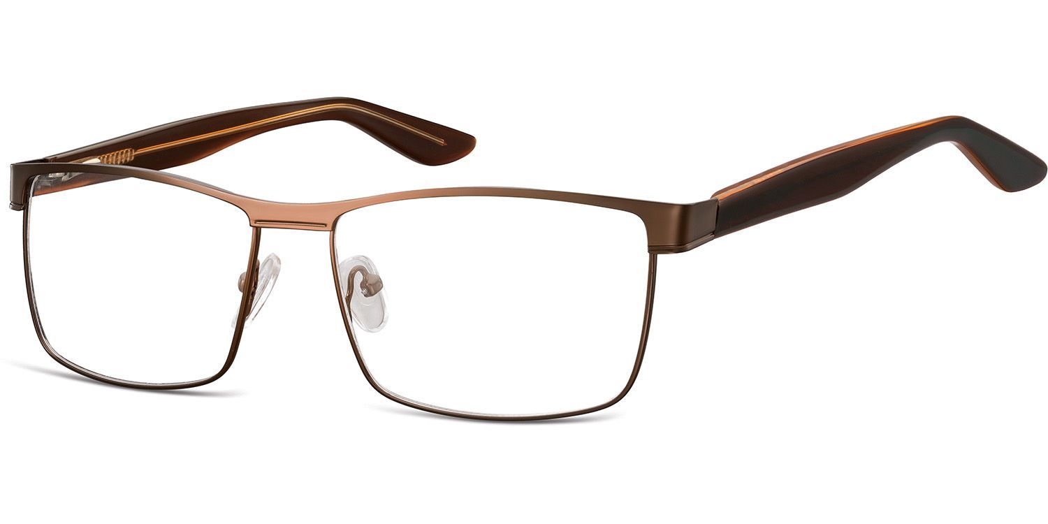 Montatura metallo brown FORMULA