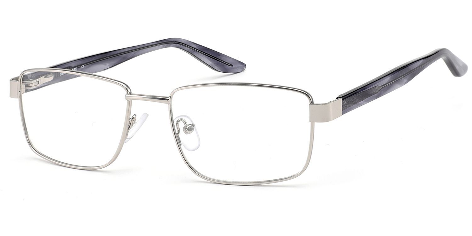 Montatura metallo argento BOSS