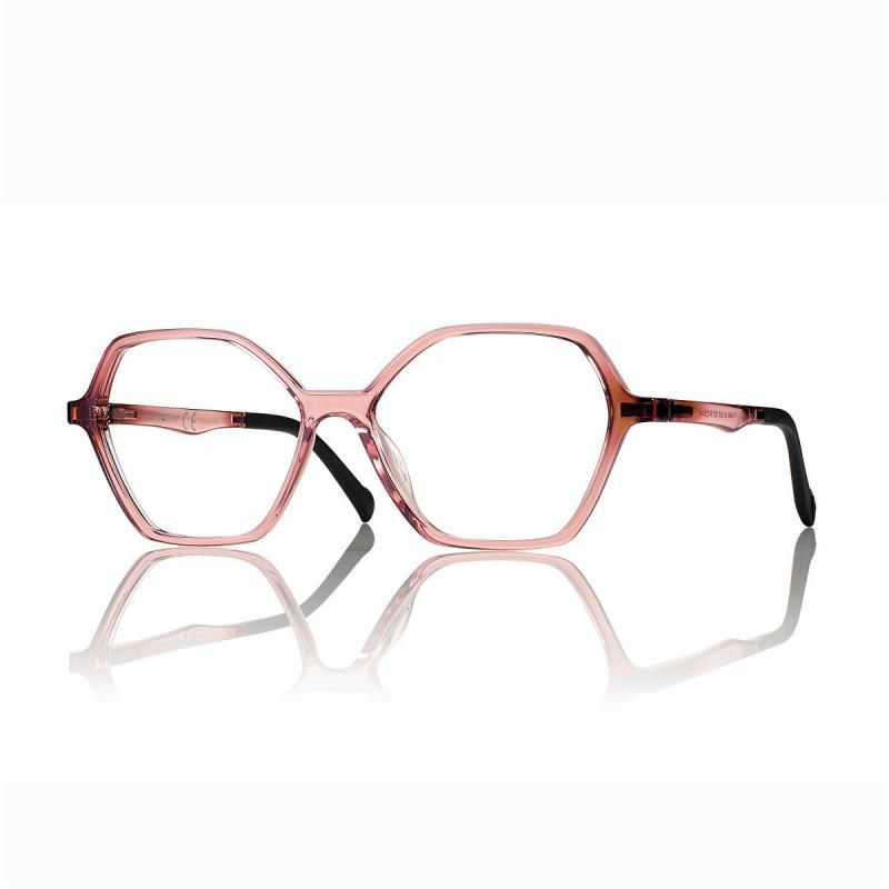 Neyeture Biobased Esagono con clip on sole magnetico F0460 Rosa sfumato