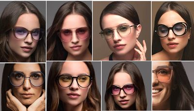 ART.28 Coppia Lenti Fotocromatiche Sfumate graduate Photo Glamour - 8 NUOVI COLORI PHOTOGL