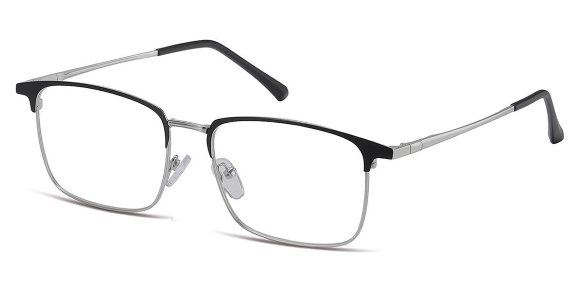 Montatura metallo silver/ black PAUL