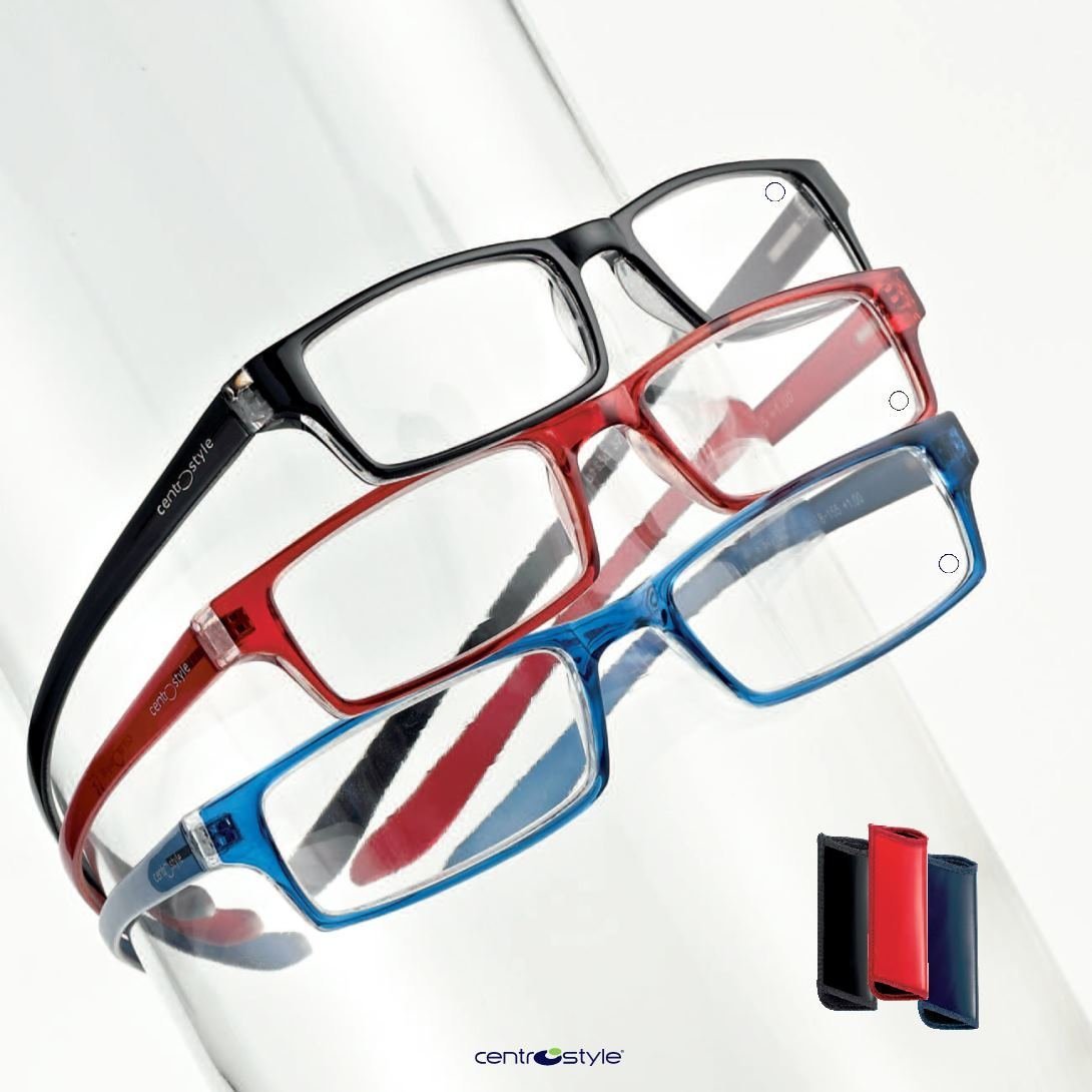 Innovation One Colour Centro Style occhiali da lettura con quarti di  diottria