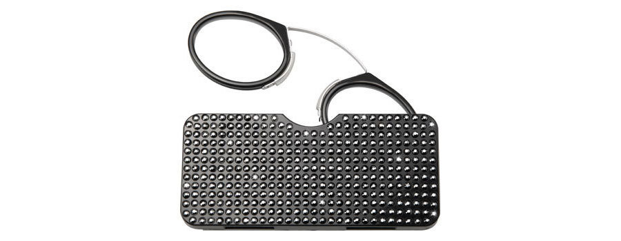 Seeoo Classic Luxury Pavè black - occhiali pince-nez da lettura con  cristalli Swarovski OFFERTA
