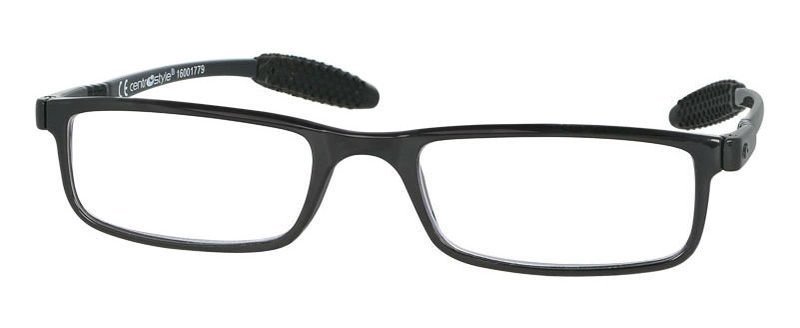 Blue Light Filter Pocket Nero Centro Style - mini occhiale da lettura con protezione luce blu +1.00