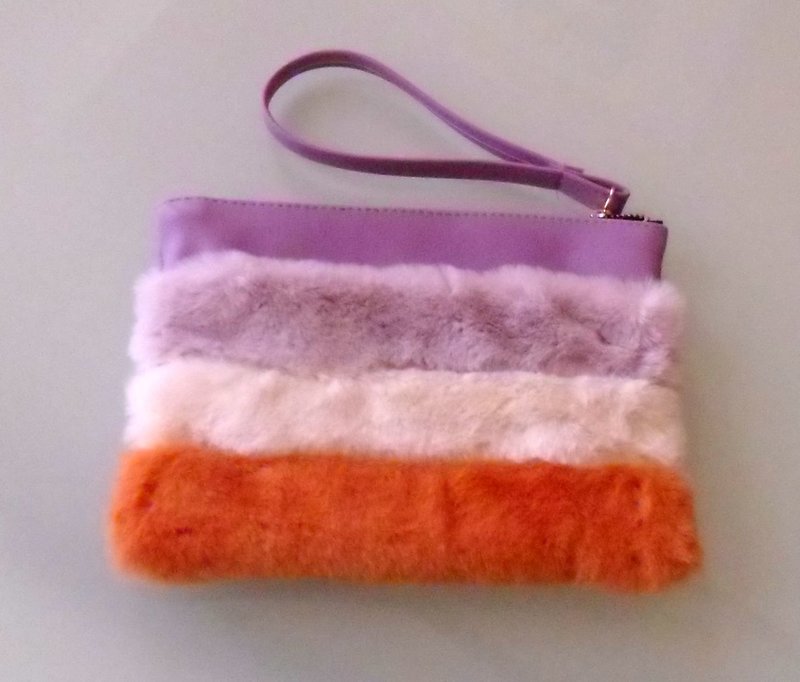 Stylissimi Les Peluches - trousse portaocchiali o trucchi in ecopelliccia