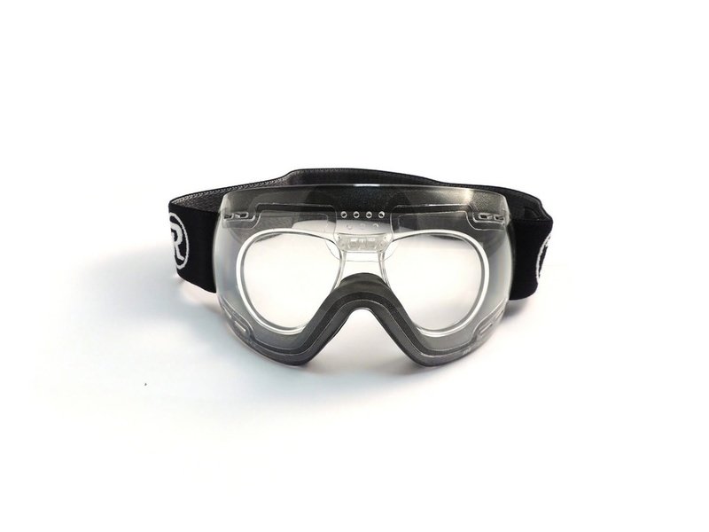 Rugby Goggles EVOFogStop FLEXI Raleri Taglia Adulto A- Occhiali protettivi per rugby anticondensa con inserto ottico