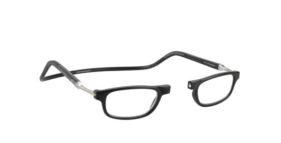 CliC Flex Rectangular anche con filtro BLU CUT, Colore: Frosted Black/Black/Black CXCFNNN