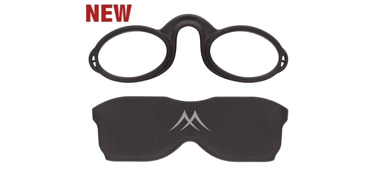 Nose Readers Montana Nero occhiali da lettura pince-nez