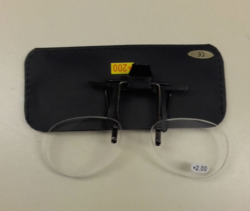 Clip Reader 2296 - aggiuntivo da lettura per occhiali  mod. lungo