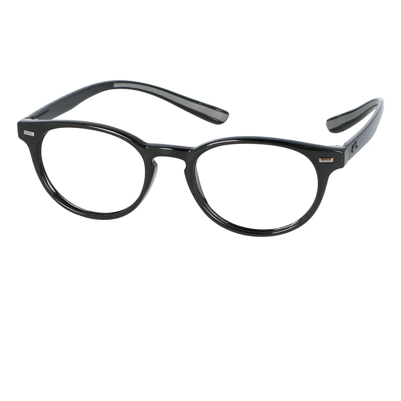 Blue Light Filter Round Nero by Centro Style - occhiali da lettura con protezione luce blu