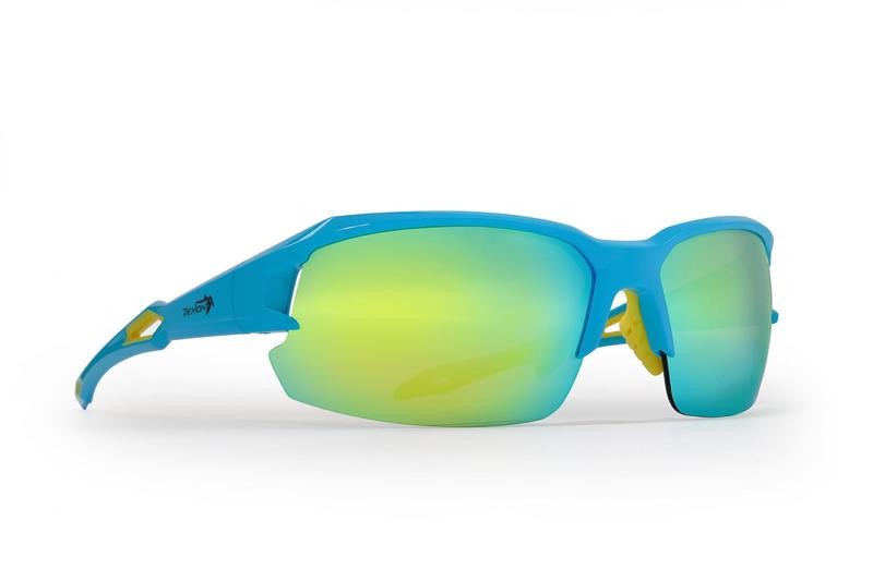 Demon Tiger DChange con lenti intercambiabili - Azzurro giallo