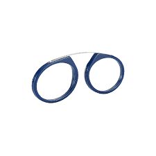 Seeoo XXL Blu - Occhiali pince-nez da lettura tascabile grande +2.00
