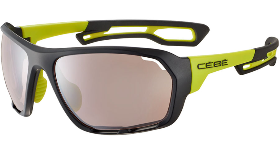 Cébé Upshift Black Lime Matte fotocromatico
