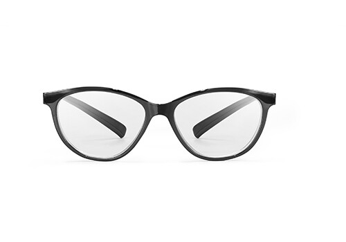 Airport Lisboa Cat-Eye Nero occhiale da lettura anti luce blu R0155