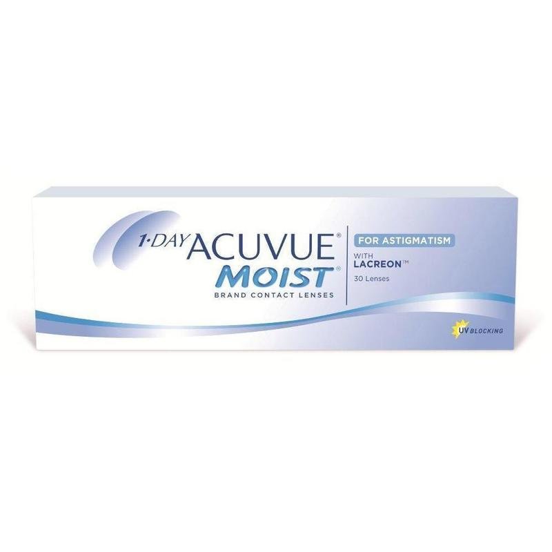1-Day Acuvue Moist for Astigmatism - Lenti a contatto giornaliere astigmatiche PROMO MULTIPACK 3+1 1-Day Acuvue Moist for Astigmatism - Lenti a contatto giornaliere astigmatiche PROMO MULTIPACK 3+1