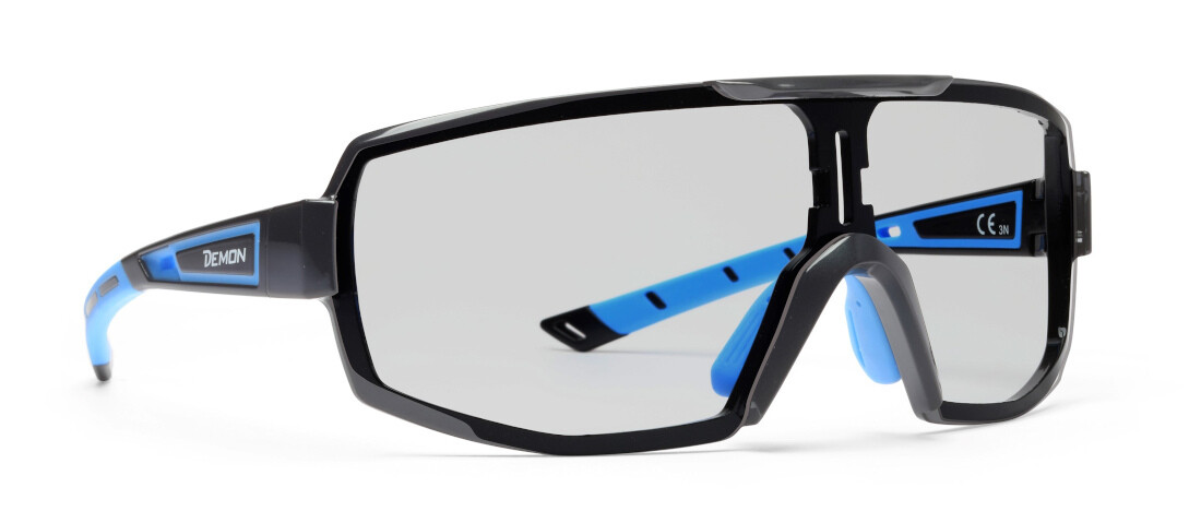 Demon Performance RX fotocromatico DCHROM nero-blu  e clip vista