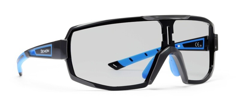 Demon Performance RX fotocromatico DCHROM nero-blu  e clip vista